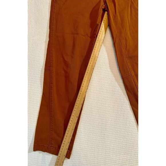PrAna Women's Burnt Orange Button Up Utility Fly Pants Size 6 - Picture 5 of 8